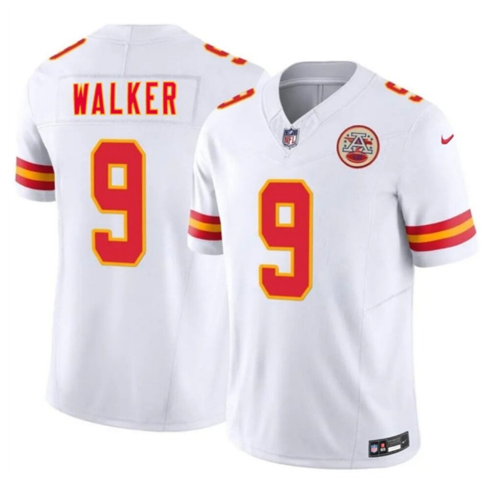 Can Select Mens Youths  Kenneth Walker III White Vapor Stitched Jersey